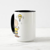 Mug cacahuètes | L'idée de l'ampoule de Charlie Brown (Devant gauche)