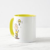 Mug cacahuètes | L'idée de l'ampoule de Charlie Brown (Devant gauche)