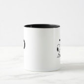 Mug cacahuètes | Monogramme Snoopy P (Centre)