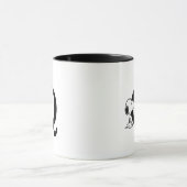 Mug cacahuètes | Monogramme Snoopy Q (Centre)