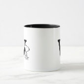 Mug cacahuètes | Monogramme W (Centre)