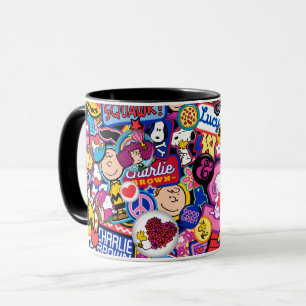 Mug cacahuètes Motif de patchs Mixtape