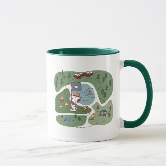 Mug cacahuètes | Niché dans le camping des montagnes (Droite)