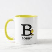 Mug cacahuètes | Nom du bois et monogramme B (Gauche)