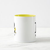 Mug cacahuètes | Nom du bois et monogramme B (Centre)