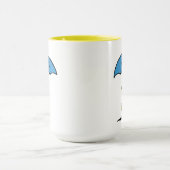 Mug cacahuètes | Parapluie bleu Woodstock (Centre)