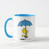 Mug cacahuètes | Parapluie bleu Woodstock (Gauche)