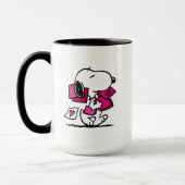 Mug cacahuètes | Saint Valentin | Snoopy Avec Valentin (Gauche)