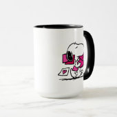 Mug cacahuètes | Saint Valentin | Snoopy Avec Valentin (Devant droit)