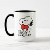 Mug cacahuètes | Saint Valentin | Snoopy Heart Hug (Gauche)