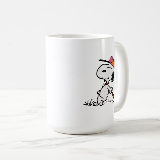 Mug cacahuètes | Snoopy at Bat (Devant droit)