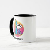 Mug cacahuètes | Snoopy Beach Beagle (Devant gauche)