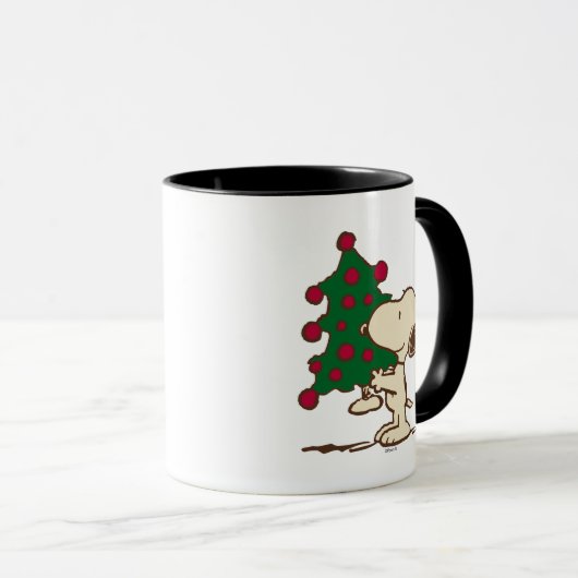 Mug cacahuètes | Snoopy Christmas Tree (Devant droit)