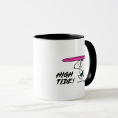 Mug cacahuètes | Snoopy Courir sur le Surf (Devant droit)