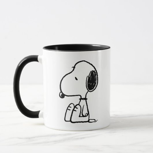 Mug cacahuètes | Snoopy En Bas (Gauche)