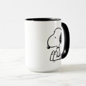 Mug cacahuètes | Snoopy En Bas (Devant droit)