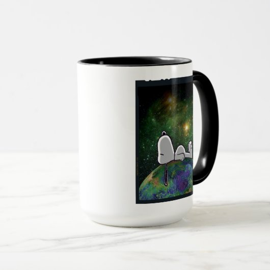 Mug cacahuètes | Snoopy Espacé (Devant droit)
