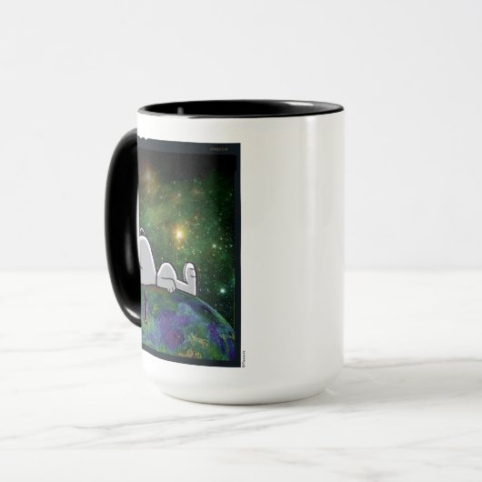 Mug cacahuètes | Snoopy Espacé (Devant gauche)