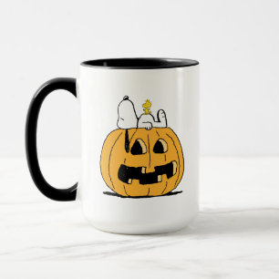 Mug cacahuètes Snoopy et Woodstock Jack-O-Lantern