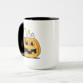 Mug cacahuètes | Snoopy et Woodstock Jack-O-Lantern (Devant gauche)