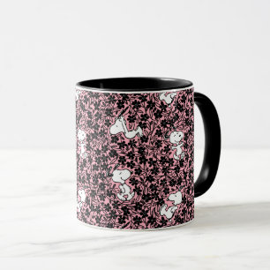 Mug cacahuètes Snoopy Flower Vine Motif