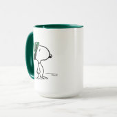 Mug cacahuètes | Snoopy Green Casquette de neige (Devant gauche)