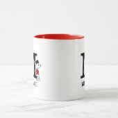 Mug cacahuètes | Snoopy "Joe Cool" | Nom et monogramme (Centre)