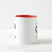Mug cacahuètes | Snoopy "Joe Cool" | Nom et monogramme (Centre)