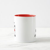 Mug cacahuètes | Snoopy "Joe Cool" | Nom et monogramme (Centre)