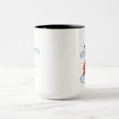 Mug cacahuètes | Snoopy l'As Volant à Noël (Centre)