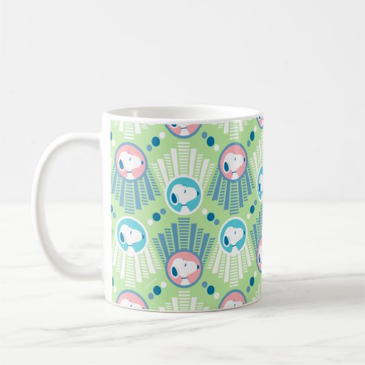 Mug cacahuètes | Snoopy Mint Green Deco Dreams Motif (Gauche)