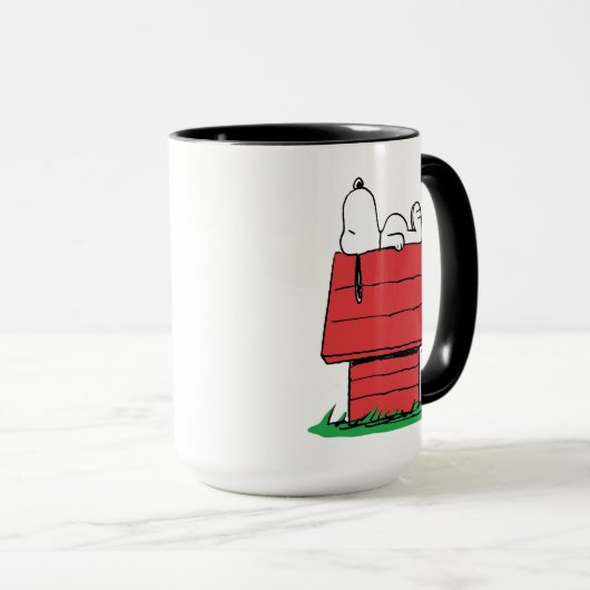 Mug cacahuètes | Snoopy Napping (Devant droit)