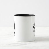 Mug cacahuètes | Snoopy Nom et monogramme Q (Centre)