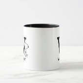 Mug cacahuètes | Snoopy Nom & Monogram W (Centre)