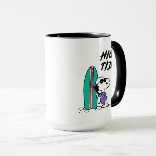 Mug cacahuètes | Snoopy Ocean High Tide (Devant droit)