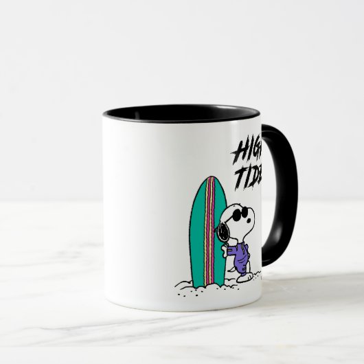 Mug cacahuètes | Snoopy Ocean High Tide (Devant droit)