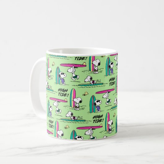 Mug cacahuètes | Snoopy Ocean High Tide Motif (Devant gauche)