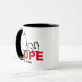 Mug cacahuètes | Snoopy Pas aujourd'hui (Devant gauche)