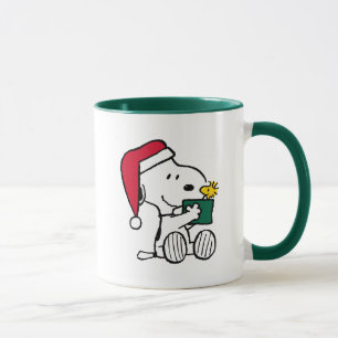 Mug cacahuètes Snoopy Père Noël & Woodstock Cadeau