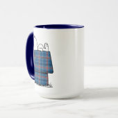 Mug cacahuètes | Snoopy Plaid Flannel Holiday Dog Hous (Devant gauche)