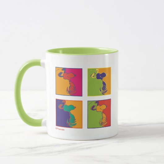 Mug cacahuètes | Snoopy Pop Art Moderne (Gauche)