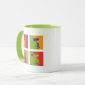 Mug cacahuètes | Snoopy Pop Art Moderne (Devant gauche)
