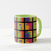 Mug cacahuètes | Snoopy Pop Art Moderne (Devant droit)