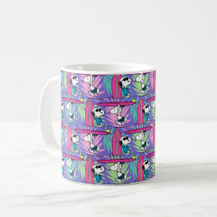 Mug cacahuètes   Snoopy Purple Surf Motif