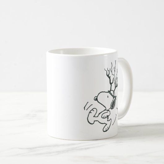 Mug cacahuètes | Snoopy Reindeer (Devant droit)