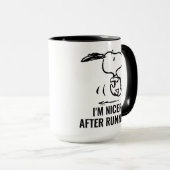 Mug cacahuètes | Snoopy Running (Devant droit)