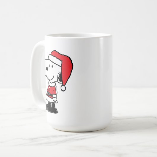 Mug cacahuètes | Snoopy Santa Claus (Devant gauche)