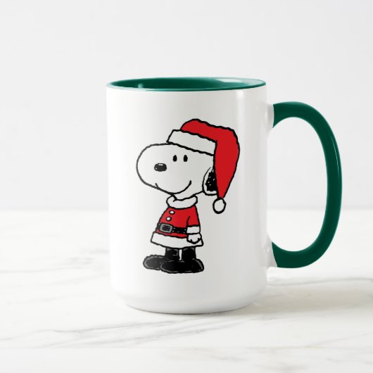 Mug cacahuètes | Snoopy Santa Claus (Droite)