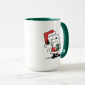 Mug cacahuètes | Snoopy Santa Claus Accordian (Devant droit)