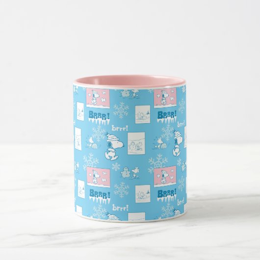 Mug cacahuètes | Snoopy Snow Day Motif (Centre)